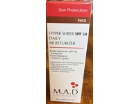 M.A.D Skincare Hyper Sheer Daily Moisturizer, SPF 50, 1.7 oz/50 g - thumbnail 2