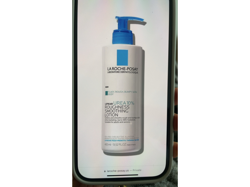 La Roche - Posay Lipikar Roughness Smoothing Lotion, Urea 10%, 13.52 fl oz/400 mL