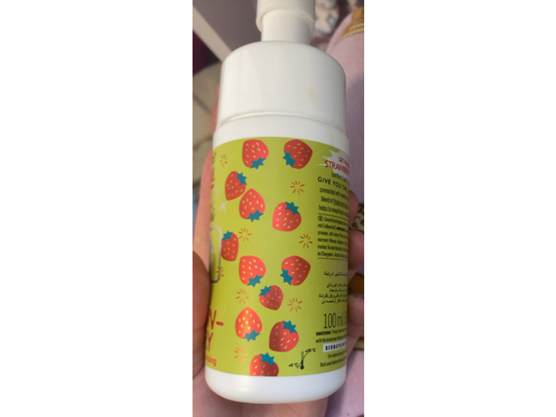 Regital Be Nova Magic Star Ultra Moisturizing Facial Foam, Sweet Strawberry, 100 mL