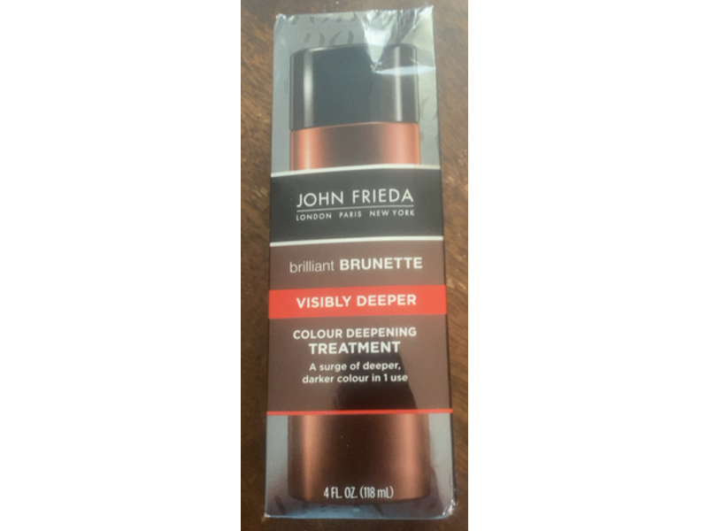 John Frieda Brilliant Brunette Colour Deepening Treatment, Visibly Deeper, 4 fl oz/118 mL