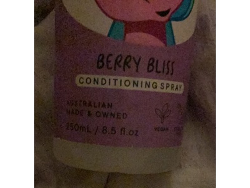 Oc Naturals Kids Detangling Spray, Berry Bliss, 8.5 fl oz/250 mL