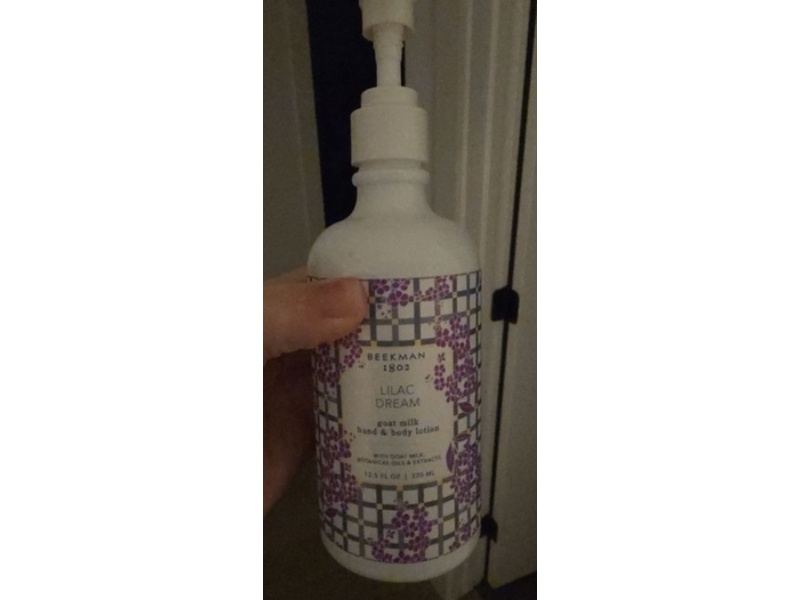 Beekman 1802 Goat Milk Hand & Body Lotion, Lilac Dream, 12.5 fl oz/279 mL