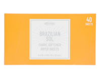 Homebright Brazilian Soil Fabric Softener Dryer Sheets, 40 Count - thumbnail 1