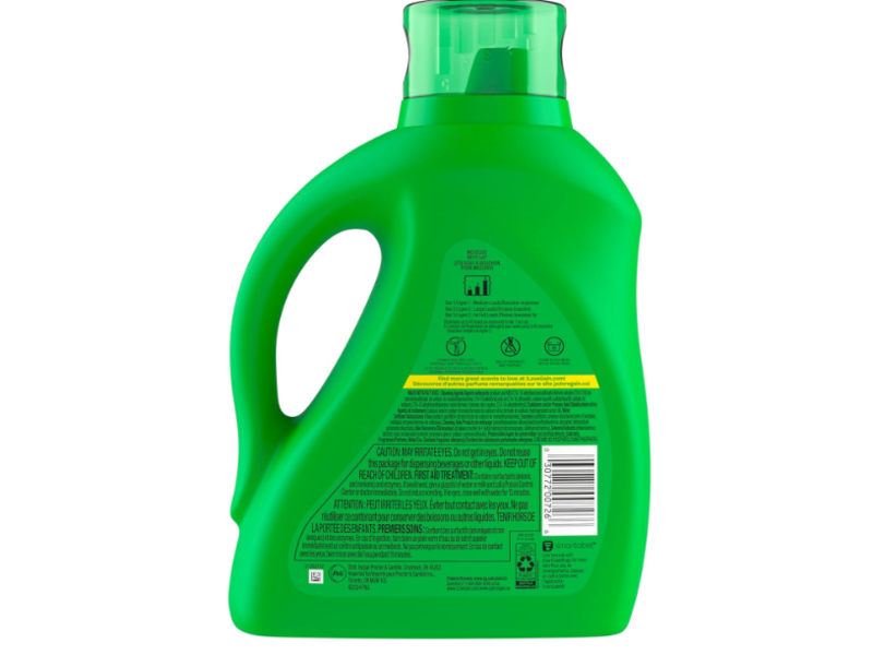 Gain Order Defense Detergent, Super Fresh Blast, 45 Loads, 65 fl oz/1.92 L, Pack Of 2