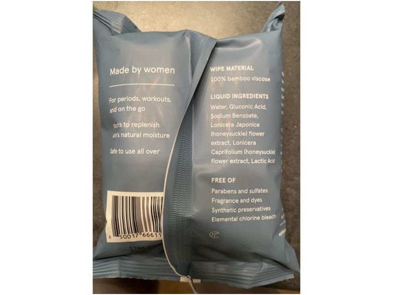 Lola Cleansing Wipes, Vaginal Health, 32 Ct