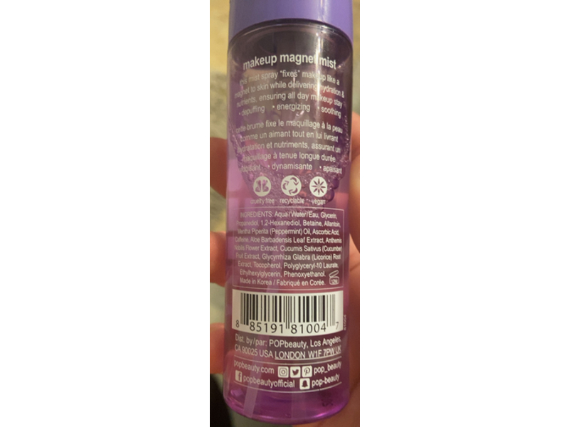 Pop Beauty Makeup Magnet Mist, 2.7 fl oz/80 mL