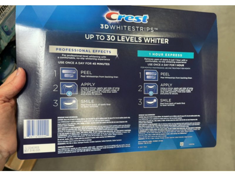 Crest 3D Whitestrips Dental Whitening Kit, Pack Of 2