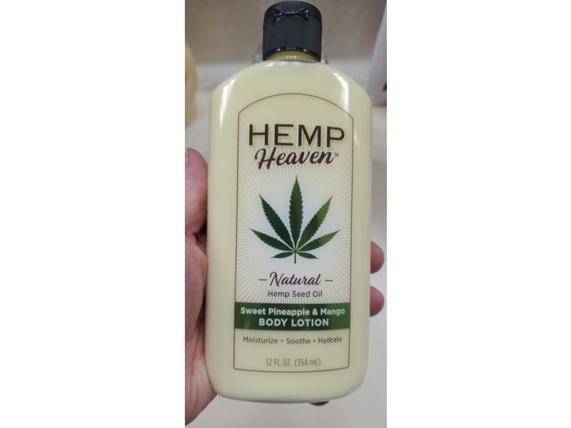 Hemp Heaven Natural Body Lotion, 12 fl oz/354 mL