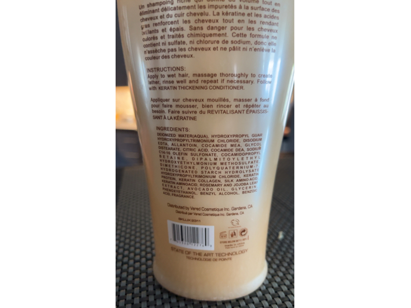 Bio Keratin Thickening Shampoo, 33.8 fl oz/1000 mL