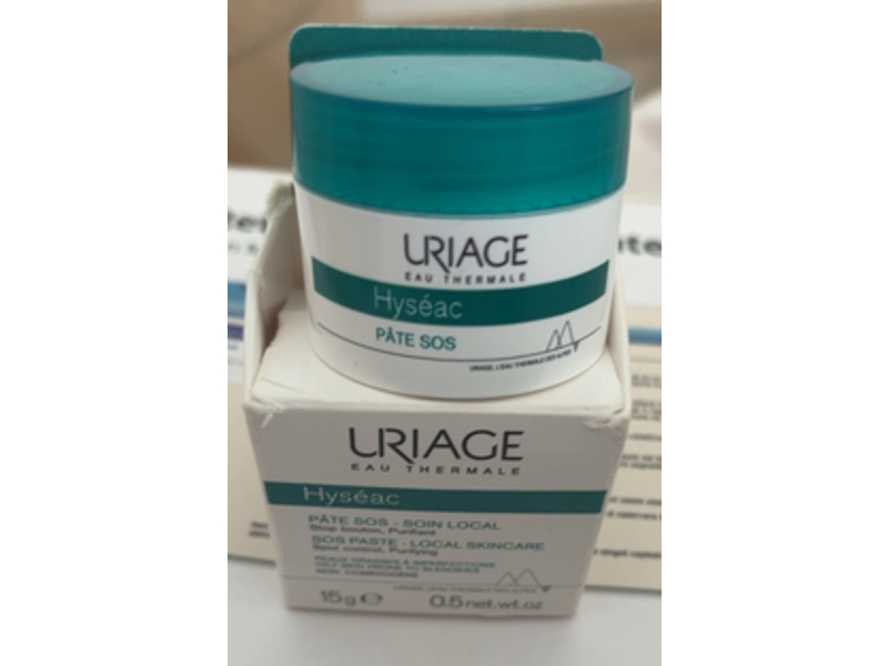 Uriage Eau Thermale Hyseac Local Skincare SOS Paste, 0.5 oz/15 g