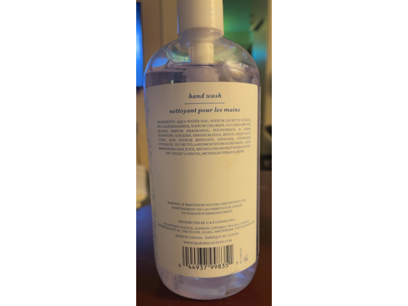 Crabtree & Evelyn Hand Wash, Nantucket Briar, 16.9 fl oz/500 mL