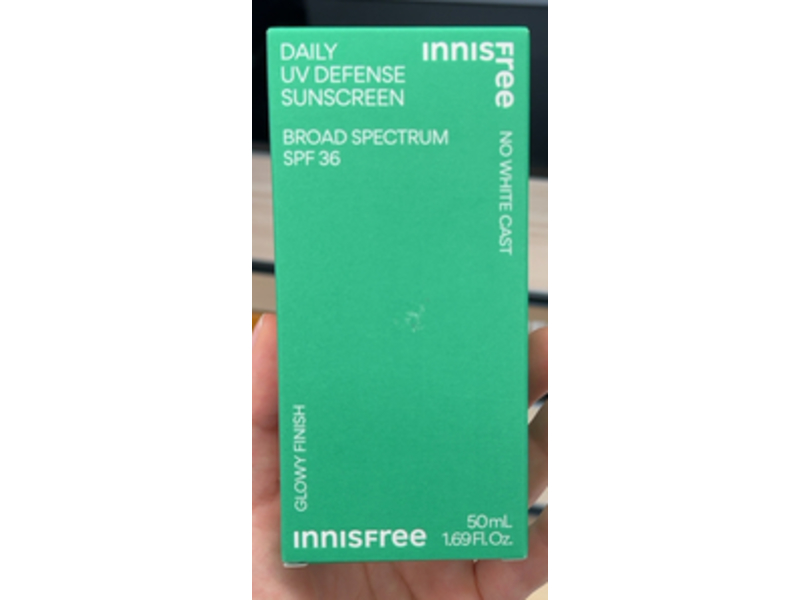 Innisfree Daily Uv Defense Sunscreen, SPF 36, 1.69 fl oz