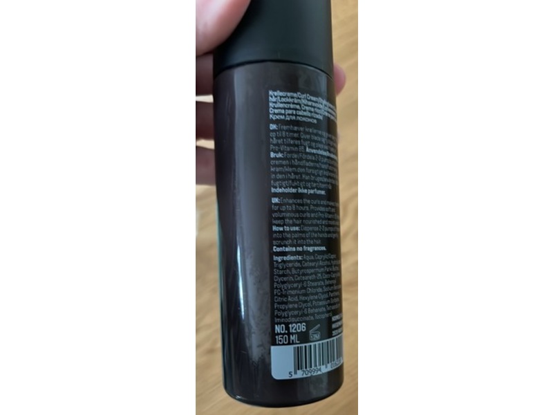 Nilens Jord Curl Cream, Shea Butter + Pro-Vitamin B5, 150 mL