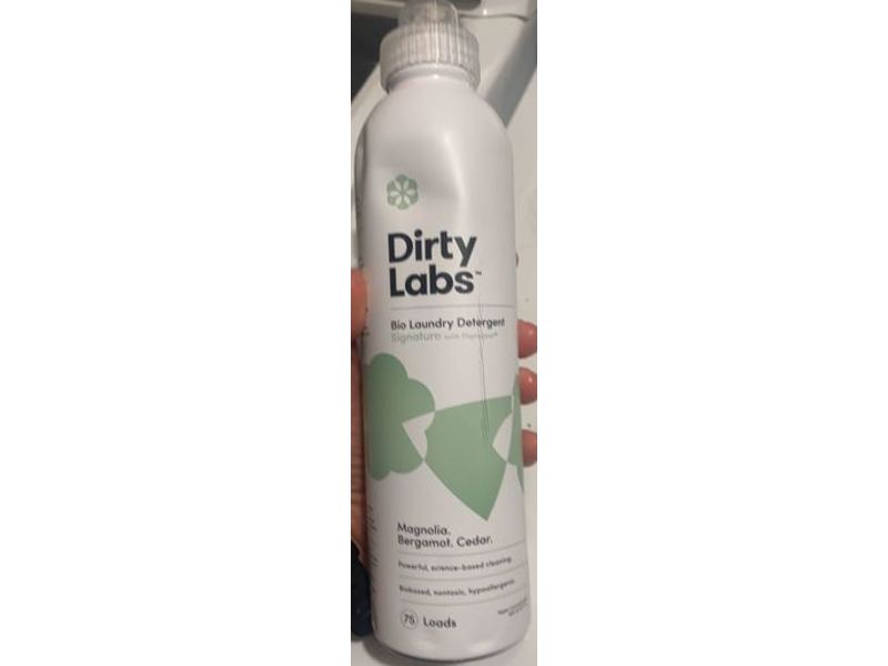 Dirty Labs Bio Laundry Detergent, Magnolia, Bergamot, Cedar, 75 Loads, 20 fl oz|600 mL