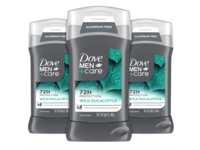 Dove Men+Care 72H Deodorant, Wild Eucalyptus, 3 oz/85 g, Pack Of 3 - thumbnail 1