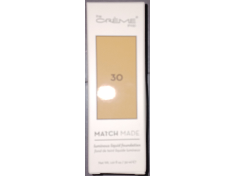 The Creme Shop Match Made Liquid Foundation, 30, 1.06 oz/30g