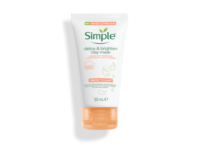 Simple Detox & Brighten Clay Mask, 50 mL