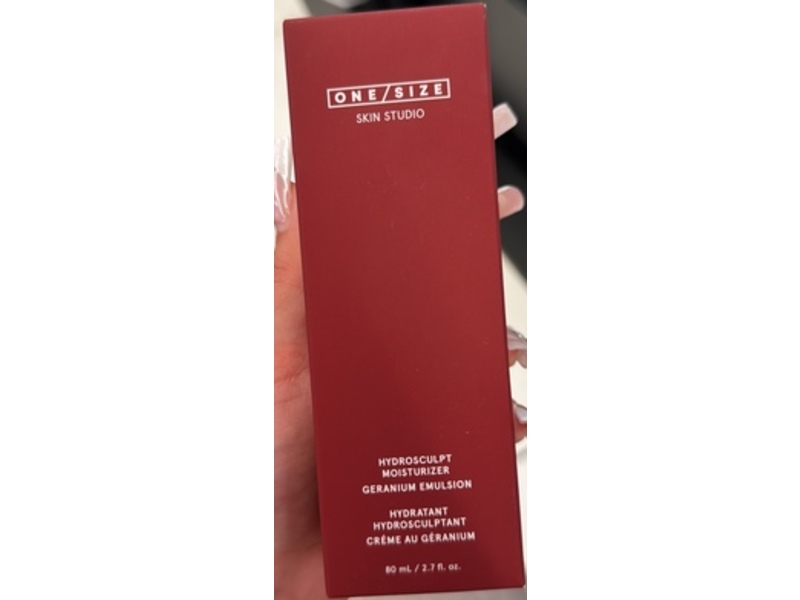 One/Size Hydrosculpt Moisturizer Geranium Emulsion, 2.7 fl oz/80 mL