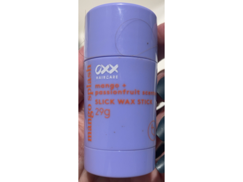 OXX Haircare Mango Splash Slick Wax Stick, Mango + Passionfruit, 29 g