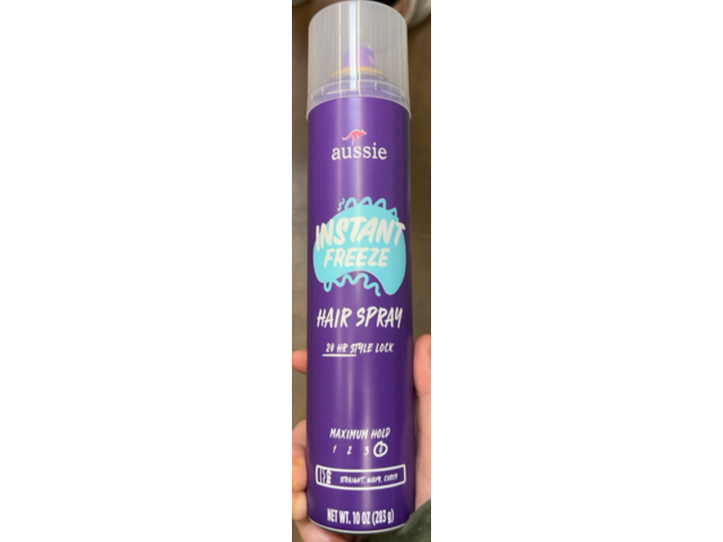 Aussie Instant Freeze Hair Spray, 4, 10 oz/283 g