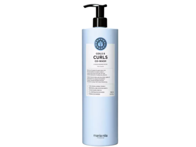 Maria Nila Coils & Curls Co-Wash, Shea Butter, Jojoba Oil & Vitamin E, 33.8 fl oz/1000 mL