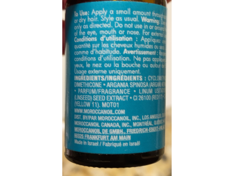 Moroccanoil Treatment Oil, Original, 0.34 fl oz/10 mL