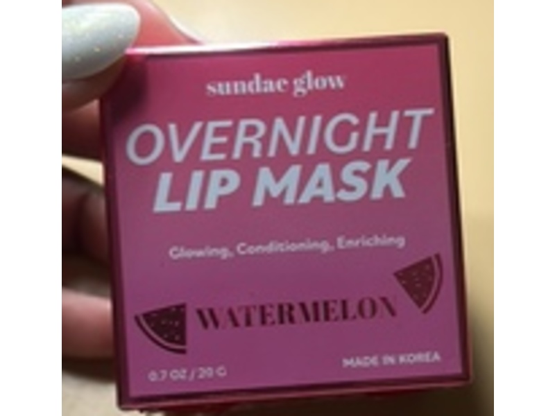 Sundae Glow Overnight Lip Mask, Watermelon, 0.7 oz/20 g