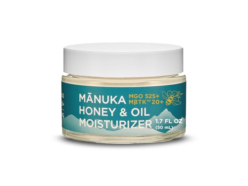 Melora Manuka Moisturizer Face Cream, Honey & Oil, 1.7 fl oz/50 mL