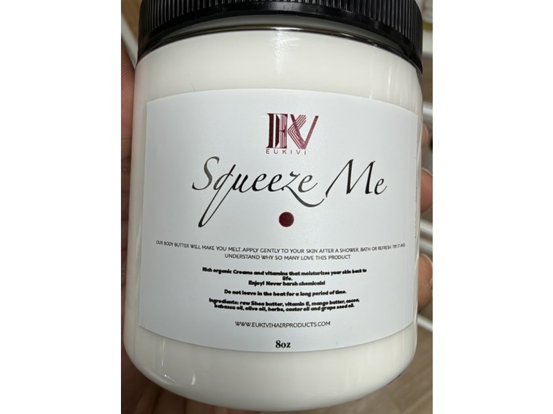 Eukivi Squeeze Me Body Butter, 8 oz