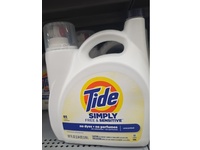 Tide Simply Liquid Laundry Detergent, Unscented, 85 Loads, 107 fl oz/3.16 L - thumbnail 2