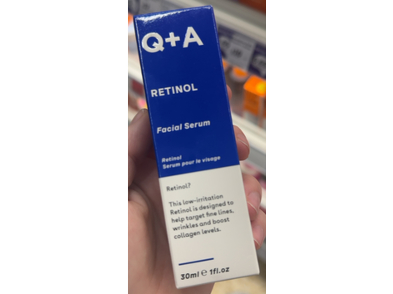 Q+A Retinol Facial Serum, 1 fl oz/30 mL