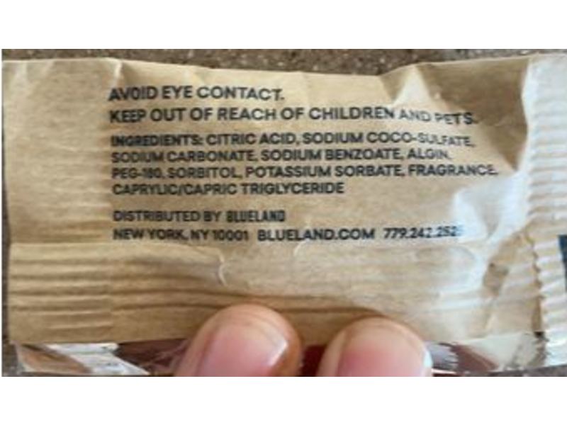 Blue Land Foaming Hand Soap, Lavender Eucalyptus, 0.3 oz/8.2 g