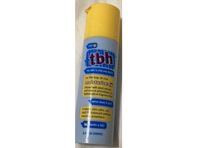 tbh Kids Oil Free Moisturizer, 3.3 fl oz/100 mL