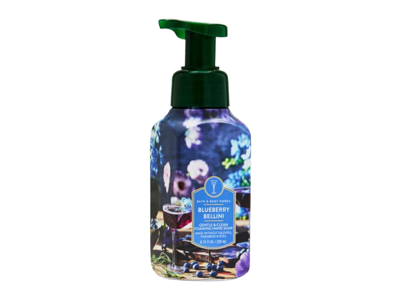 Bath & Body Works Gentle & Clean Foaming Hand Soap, Blueberry Bellini , 8.75 fl oz/259 mL