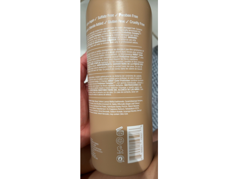 Abba Pure Performance Hair Care Color Protection Shampoo, 32 fl oz/946 mL