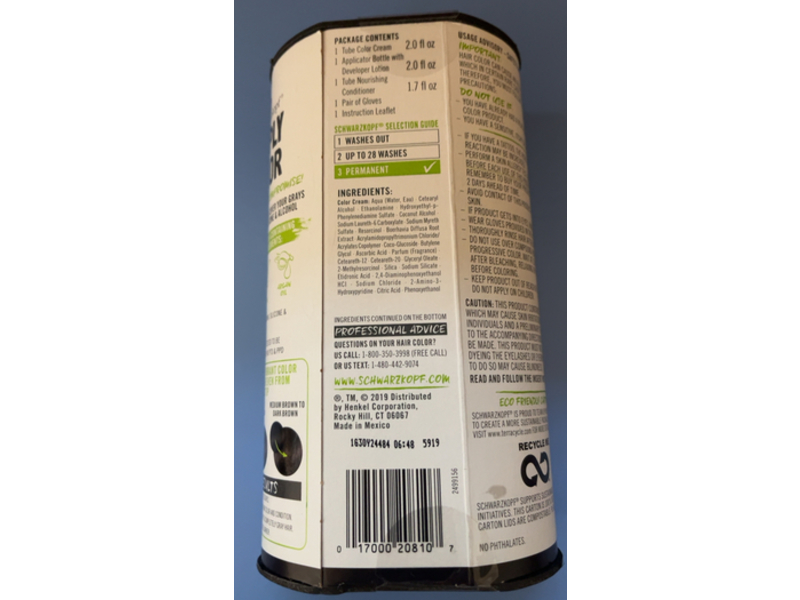 Schwarzkopf Simply Permanent Color, 4.0 Intense Espresso, 1 Application