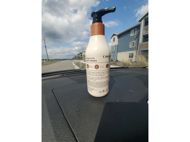 Oliology Coconut Oil Curl Cream, Nutrient-Rich, 7.8 fl oz/231 ml