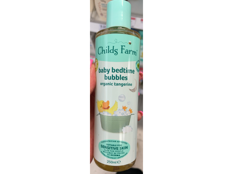 Childs Farm Baby Bedtime Bubbles, Organic Tangerine, 250 mL