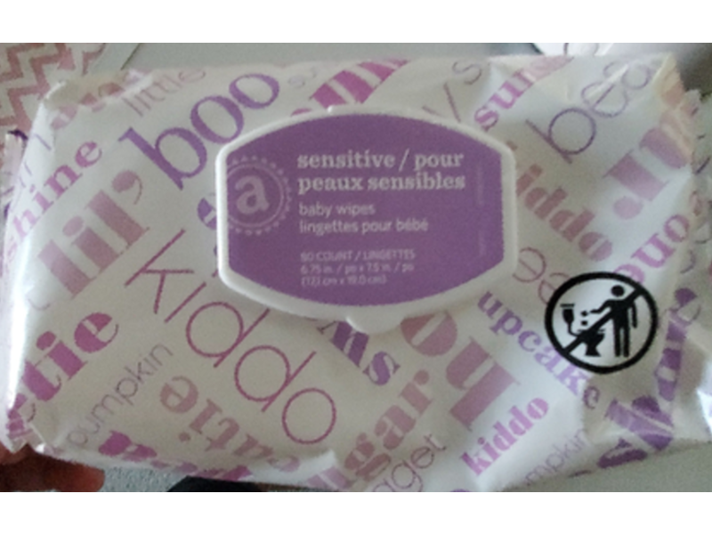 Amazon Elements Baby Wipes, Sensitive, 90 Count, Pack Of 9