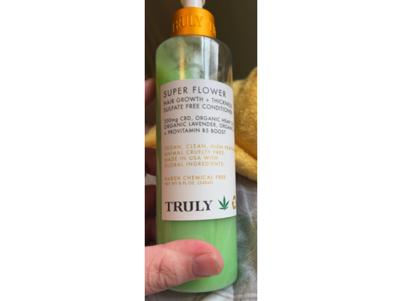Truly Super Flower Hair Growth + Thickness Conditioner, 8 fl oz/240 mL