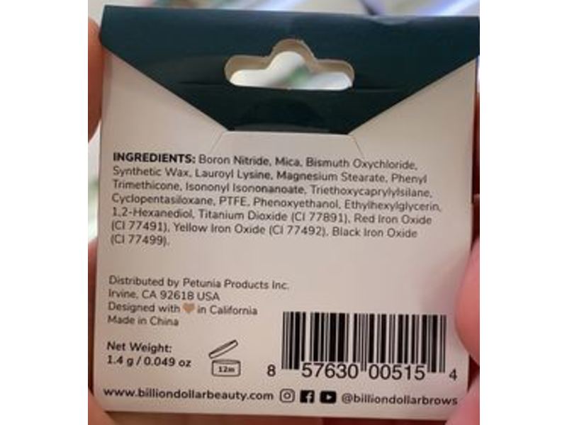 Bdb Billion Dollar Brows Brow Powder, Light Brown, 0.049 oz/1.4 g