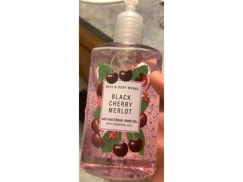 Bath & Body Works Anti-Bacterial Hand Gel, Black Cherry Merlot, 7.8 fl oz/225 mL