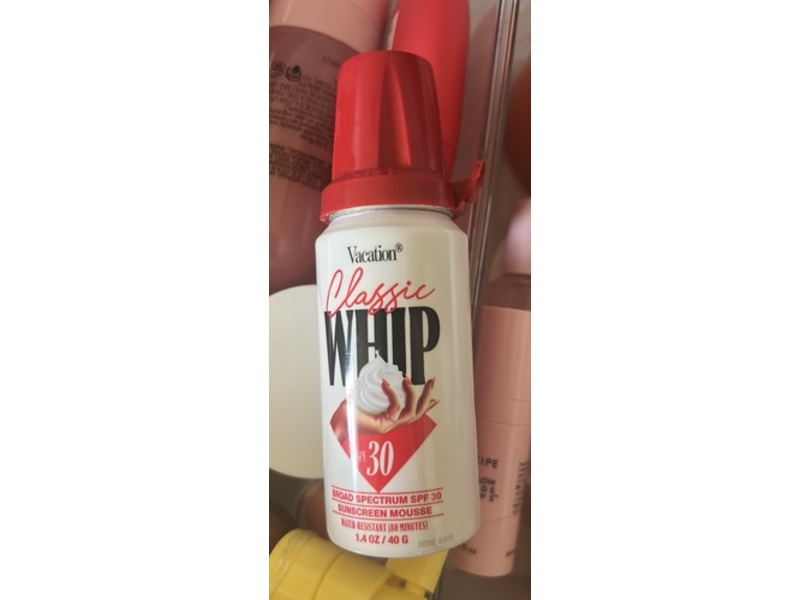 Vacation Classic Whip Sunscreen Mousse, SPF 30, 1.4 oz/ 40 g
