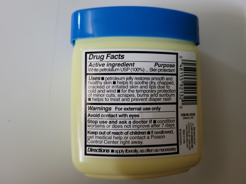 Personal Care 100% Petrolatum Jelly Skin Protectant, 3.53 oz (100 g)