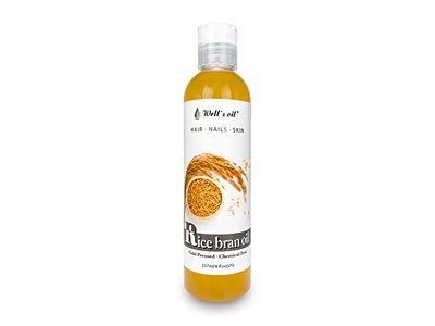 Well's Oil Rice Bran Oil, 8 fl oz/237 mL