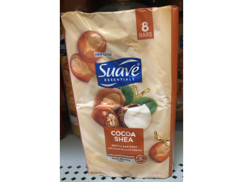 Suave Essentials Gentle Bar Shap, Coco Shea,32 oz