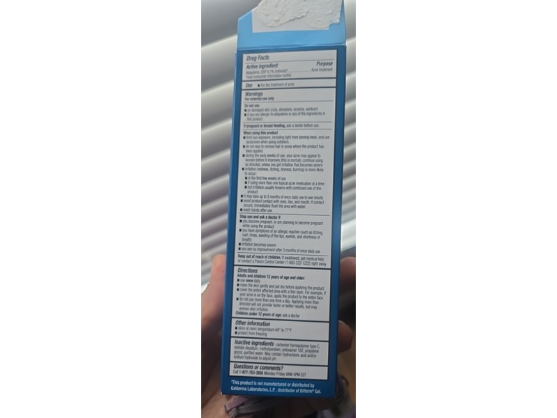 Pl Developments Adapalene Gel 0.1% Acne Treatment, 0.5 oz/15 g