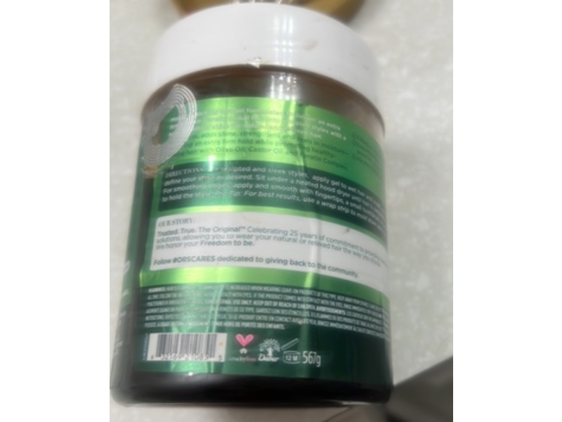 ORS Olive Oil Ultra HD Sleek Smoothing Gel, Castor Oil, 20 oz/567 g