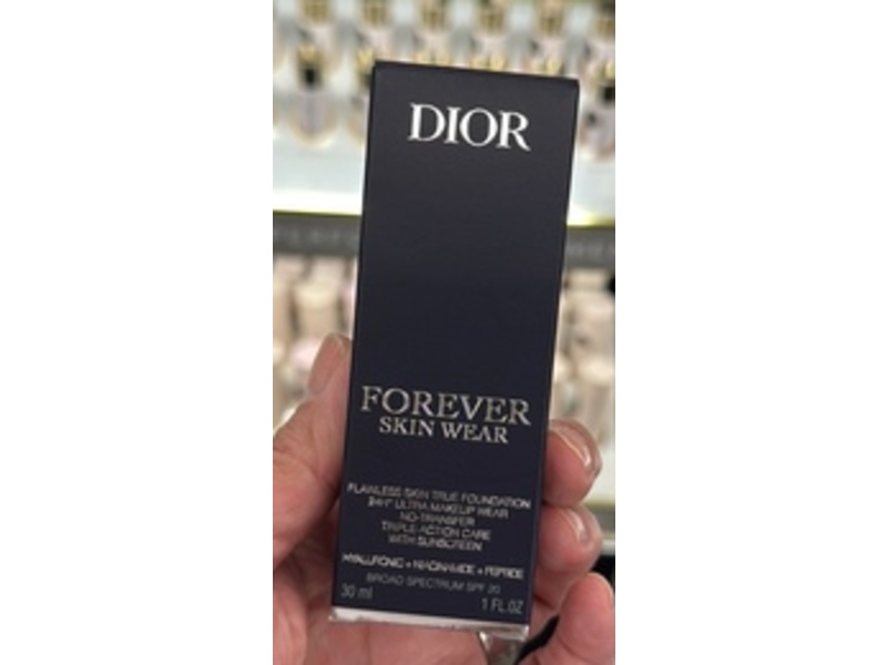 Dior Forever Skin Wear Flawless Skin True Foundation, 2.5N, 1 fl oz/30 mL