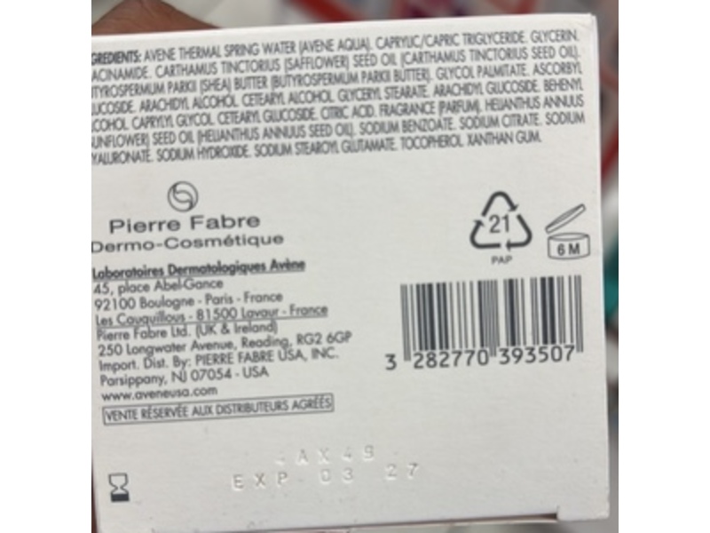 Avene Vitamin Activ Cg Radiance Intensive Cream, 1.6 fl oz/50 mL